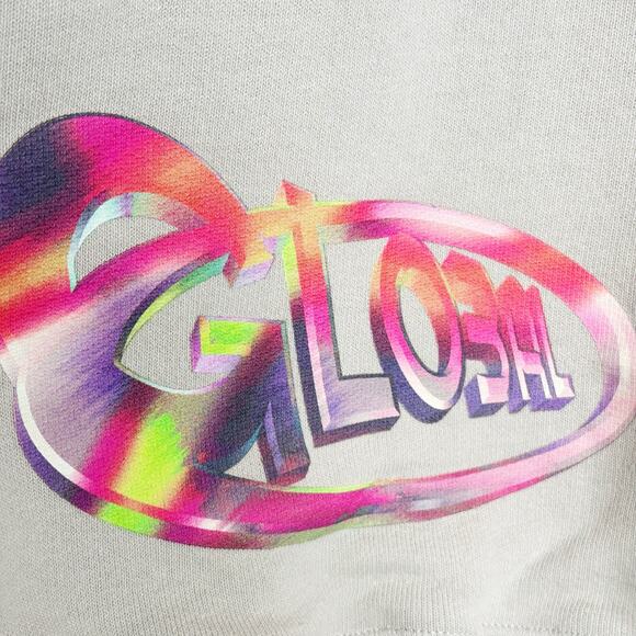 Heron Preston NWT RARE Global Collage Grey Cotton Graphic Hoodie Medium Unisex - Picture 11 of 16